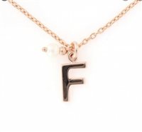 Collana Rue des Mille Donna SCRIVI IL TUO NOME in Argento Perla GR-LETPE F - GR-LETPE F
